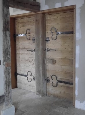 Vue intérieure - ferronnerie forgée