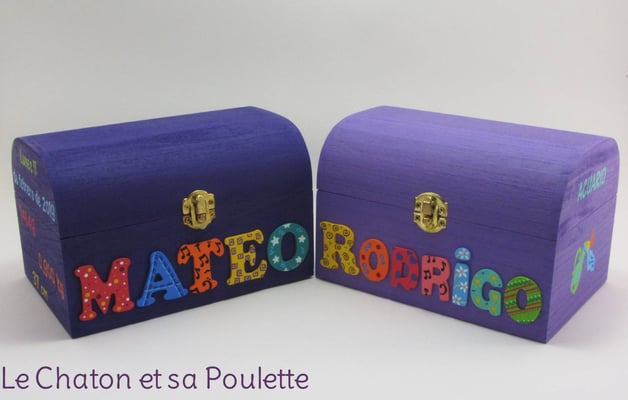 CoffretS souvenirs de naissance de MATEO et RODRIGO