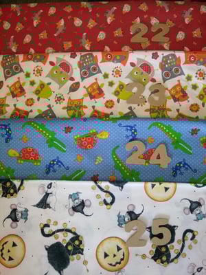 Tissus 22, 23, 24, 25