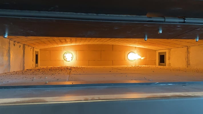 Backofen mit Holzpelletbrennern 