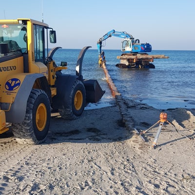 Buhnenbau Hiddensee 2018/2019