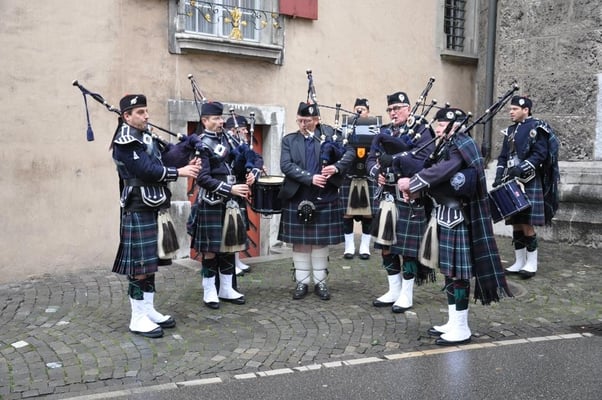 Kalt und windig, echtes schottisches Wetter ...