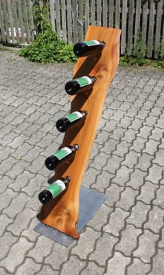 Weinständer Deko Kirschenholz