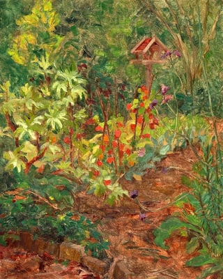 October, Oil on MDF, 25 X 20 cm, sold