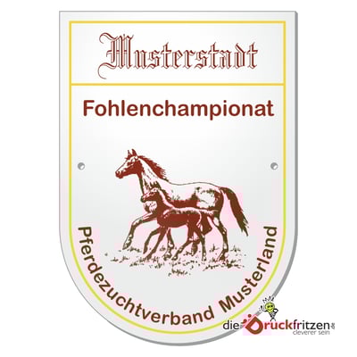 Stallplaketten - spatenförmig - 110 x 155 mm