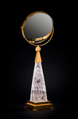ROCK CRYSTAL MIRROR