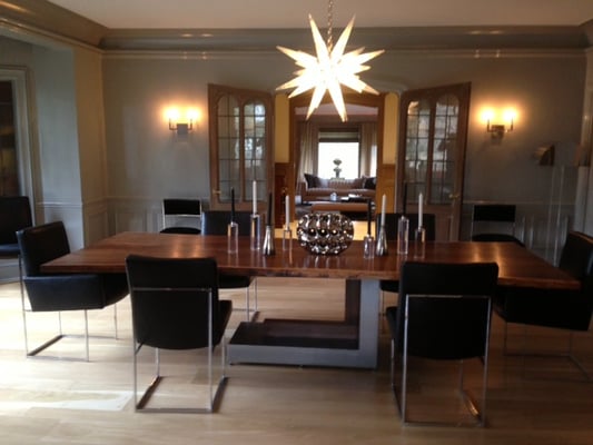 ROCK CRYSTAL STAR CHANDELIER .NEW YORK.