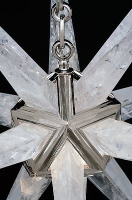 rock Crystal chandelier.Alexandre VOSSION DESIGN