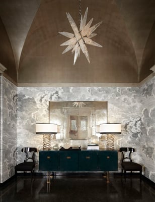 ROCK CRYSTAL STAR CHANDELIER.CHICAGO.ALEXANDRE VOSSION