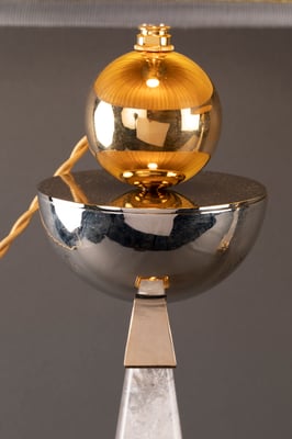 rock crystal  lamps BY ALEXANDRE VOSSION