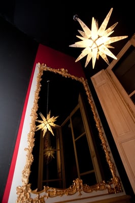 ROCK CRYSTAL STAR CHANDELIER.MOSCOW