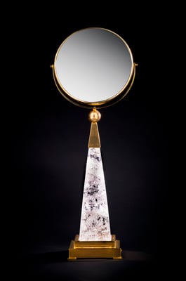 ROCK CRYSTAL MIRROR