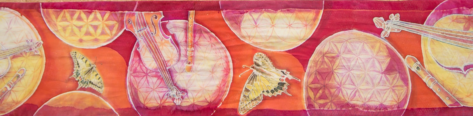 Halsseide, 35x135cm, farbreise.ch, Marianne Iten Thürig