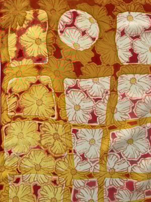 Ausschnitt aus Schulterseide, 70x180cm, farbreise.ch, Marianne Iten Thürig