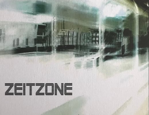 „Zeitzone“ Digital Print auf Holzkörper -  25x20x4,5cm  2004