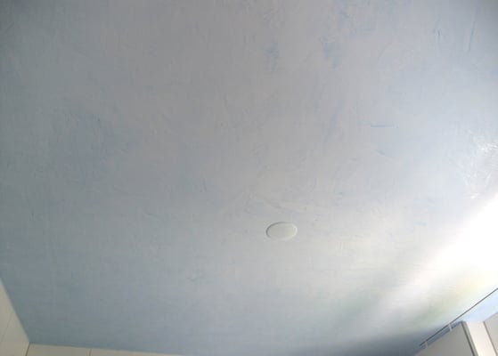 Decke Badezimmer - hellblau