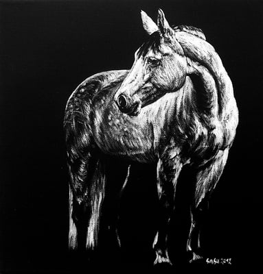 Acryl auf Leinwand 30 x 30 cm