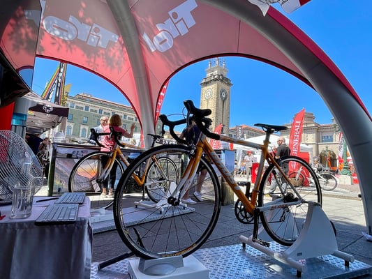 Rennrad-Simulator für Tirol