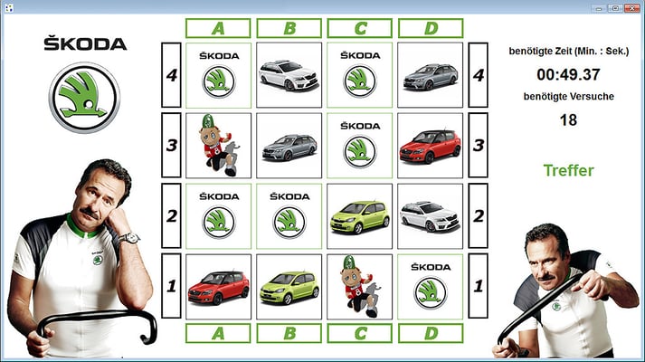 Bike-Memo für Skoda