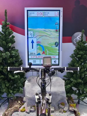 MountainbikeSimulator mit "Navi-Software"