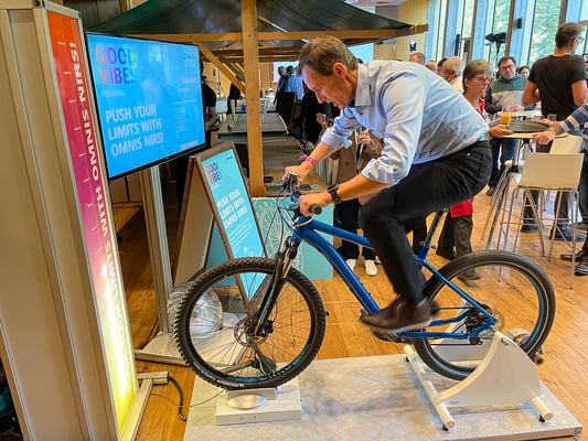 Vollgas auf dem FitnessBike