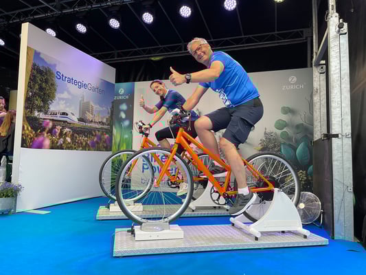 Umweltbikes bei einer TV-Show