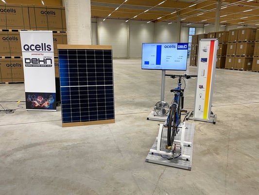 EnergyBike Physik 3 - Vergleich der Leistung Fahrrad vs Solarpanel