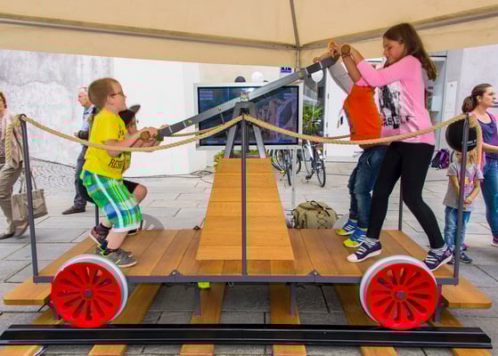 Unsere Draise ist bestens für gemeinsames Teamwork geeignet