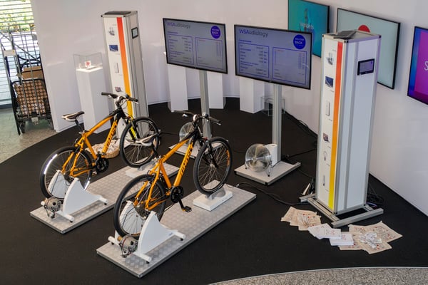 EnergyBike Physik 3 - bei einem betriebsinternen Familienfest