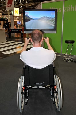 Handbikesimulator, Handbike-Simulator, Rollstuhlsimulator, Rollstuhl-Simulator