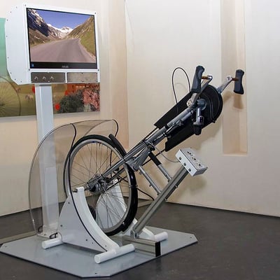 Handbikesimulator, Handbike-Simulator, Rollstuhlsimulator, Rollstuhl-Simulator