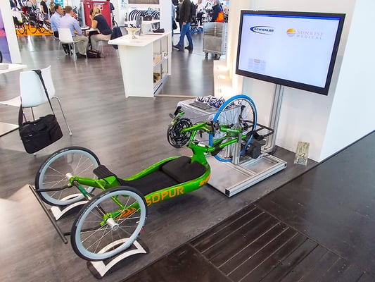 Handbikesimulator, Handbike-Simulator, Rollstuhlsimulator, Rollstuhl-Simulator