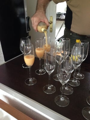 Hier die Vorbereitung.