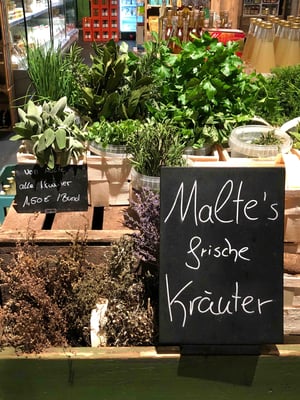 In der Hobenköök wird transparent kommuniziert, woher die Lebensmittel kommen.