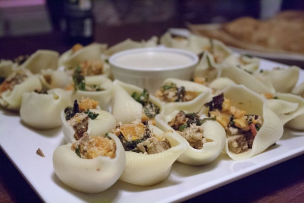 Gefüllte Muschelnudeln...