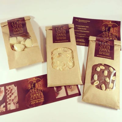 Unsere erste Bestellung 2015: Leckere Weihnachtsschokoladen und Fudge.