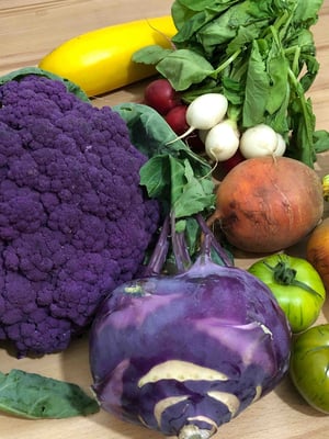 In jeder Saison und auch tagesaktuell anders: Das Angebot an Obst und Gemüse. 