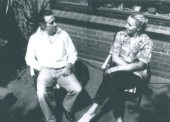 Pit Morell, Rosi Morell, Worpswede 1982 Foto: Dieter Zoern