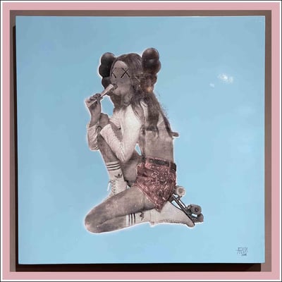 Rollergirl - Adultremix - Street Art - Galerie Nuernberg