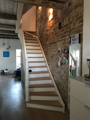 Sanierung Altstadthaus Lübeck mit historischer Bausubstanz - Treppe - Spilker Architektur