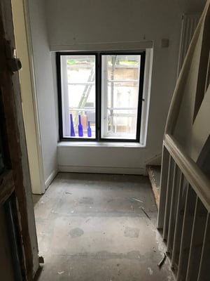 Sanierungsphase - Denkmalgeschütztes Altstadt Haus Lübeck - Fenster - Spilker Architektur