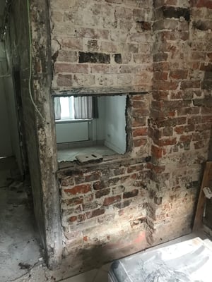 Sanierungsphase - Denkmalgeschütztes Altstadt Haus Lübeck - Spilker Architektur - Altstadtinsel Lübeck