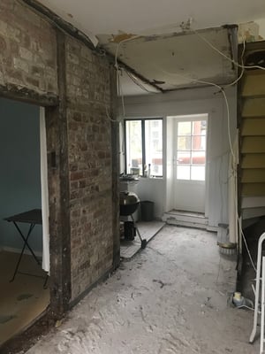 Sanierungsphase - Denkmalgeschütztes Altstadt Haus Lübeck - Spilker Architektur