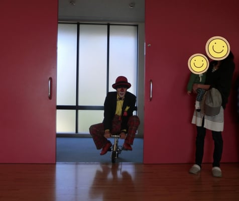 保育園のイベントに出張ピエロ