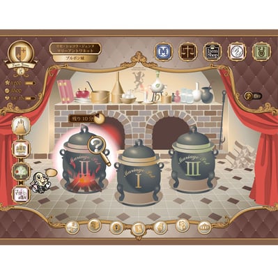 ソーシャルアプリ「スイーツきせかえ姫ジェンヌ」　UIデザイン　キャラクターデザインmoti　株式会社ヤマハミュージックメディア