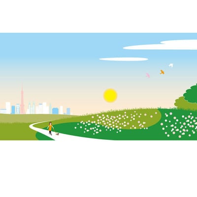 立教大学　サスティナブルユビキタス　 ウェブサイト　イラスト