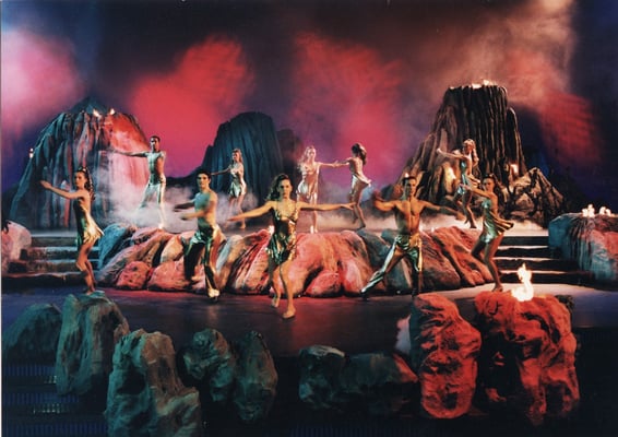 Diffrent stage settings for swiss national TV SRF. 1997-2000