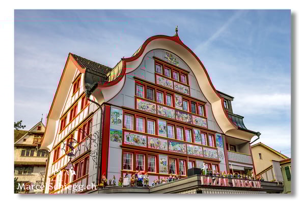 Marcel Schiegg Fotografie, Marcel Schiegg, Appenzell, Hauptgasse, Dorf Appenzell, Appenzellerland
