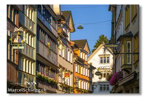 Marcel Schiegg Fotografie, Marcel Schiegg, Appenzell, Hauptgasse