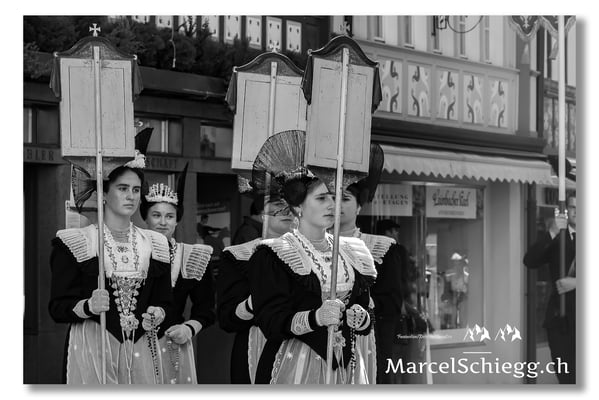 Marcel Schiegg Fotografie, Tradition, Brauchtum, Fronleichnam, Appenzeller Tracht, Appenzell, Appenzellerland
